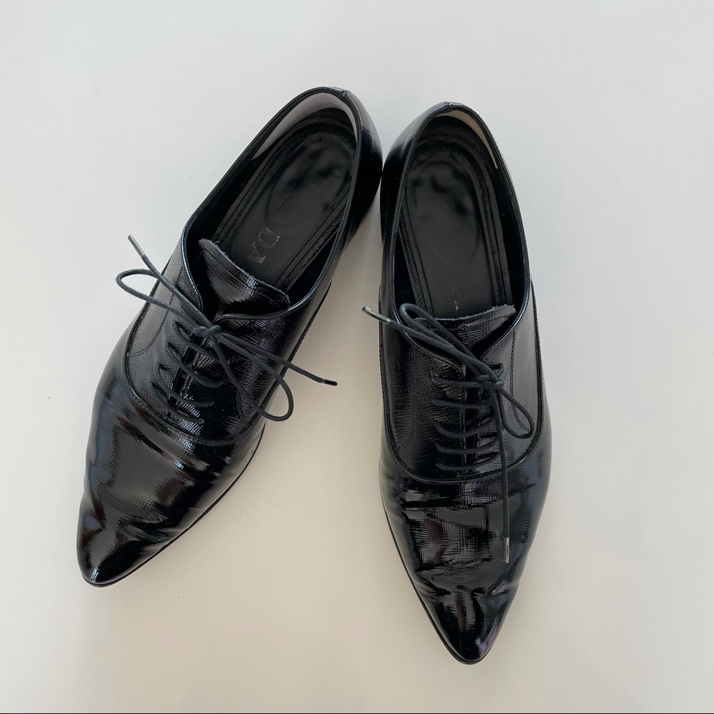 Prada Patent Leather Oxfords Size 7